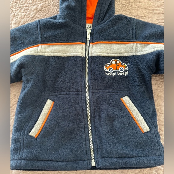 NWT Baby Insulated Hooded Fleece Jacket by Casual Time - Picture 2 of 5